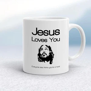 Jesus Loves You... Taza jurando - Imagen 1 de 13