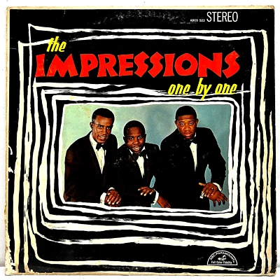 The Impressions One By One 1965 Vinyl ABC Paramount Records 1st Press - Image 1 of 4