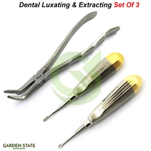 Dental Luxating Serrated Elevator Spade Tip Root Extraction Forceps Long Beak - Picture 1 of 4