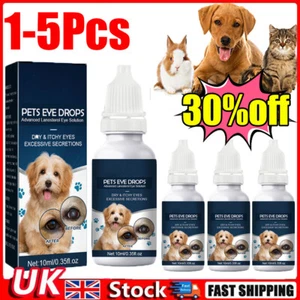 Pet Eye Drops For Conjunctivitis Dog Cat Horse Rabbit All Mammal Animals🔥 - Picture 1 of 7
