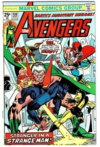 The Avengers #138 FN/VF Stranger Man 1975 Bronze Age Marvel HD Scan U-10 - Picture 1 of 2