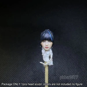 Cabeza femenina esculpida de cabeza de niña coreana premium 1/18 para figura Joytoy bfs de 3,75 - Imagen 1 de 2