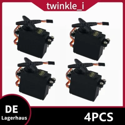 4tlg Digital Servo MG945 180° Metallgetriebe RC Boat Roboter Flugzeug Modellbau - Bild 1 von 4