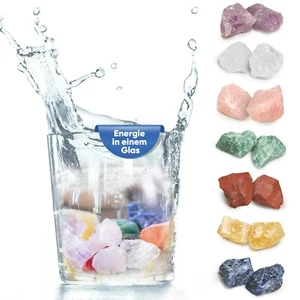 PURAJA Große Wasserstein-Mischung | 100% Natursteine | Heilsteine Set - Bild 1 von 9
