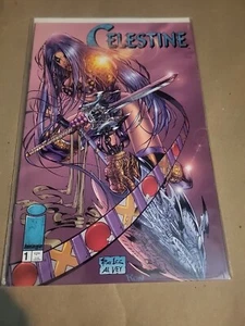 Celestine #1B Comic Book Image Comics 1996 Devil Wings Cover High Grade NEW - Picture 1 of 7