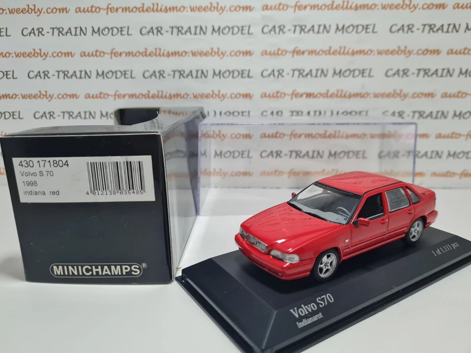 Volvo S70 1998 - Indiana red - Minichamps 1:43 1/43 - Immagine 1 di 1