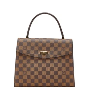 LOUIS VUITTON Damier Malesherbes SPO Handbag N51379 Women 【Used】 - Picture 1 of 13