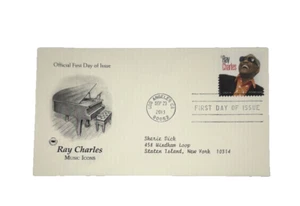Ray Charles Stamp / FDC First Day Issue Envelopes - Picture 1 of 2