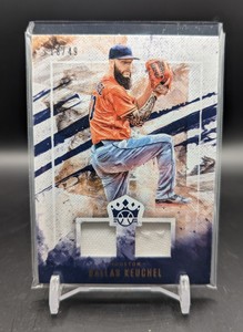 2019 Panini Diamond Kings Baseball HOLO GOLD Dual Relic DALLAS KEUCHEL /49 Relic