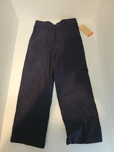 Boys French Toast Navy Blue Pull on Relaxed Fit School Uniform Pants Size 6 - Picture 1 of 4