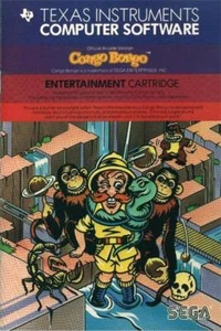 Congo Bongo  (TI-99/4a, 1984) PHM 3227 ON 5.25 FLOPPY DISK WITH COPY OF MANUAL - Picture 1 of 1