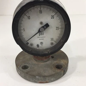 Amatek USG Solfrunt 0-30PSI Pressure Gauge 4" W/ Diaphragm Plate - Picture 1 of 8