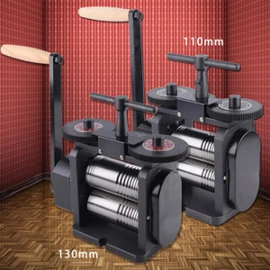 Máquina laminadora combinada manual joyería herramientas de metal equipos 110/130 mm - Imagen 1 de 34