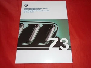 BMW Z3 E36/7 Roadster Sonderausstattungen Zubehör Prospekt Brochure von 1999 - Bild 1 von 5