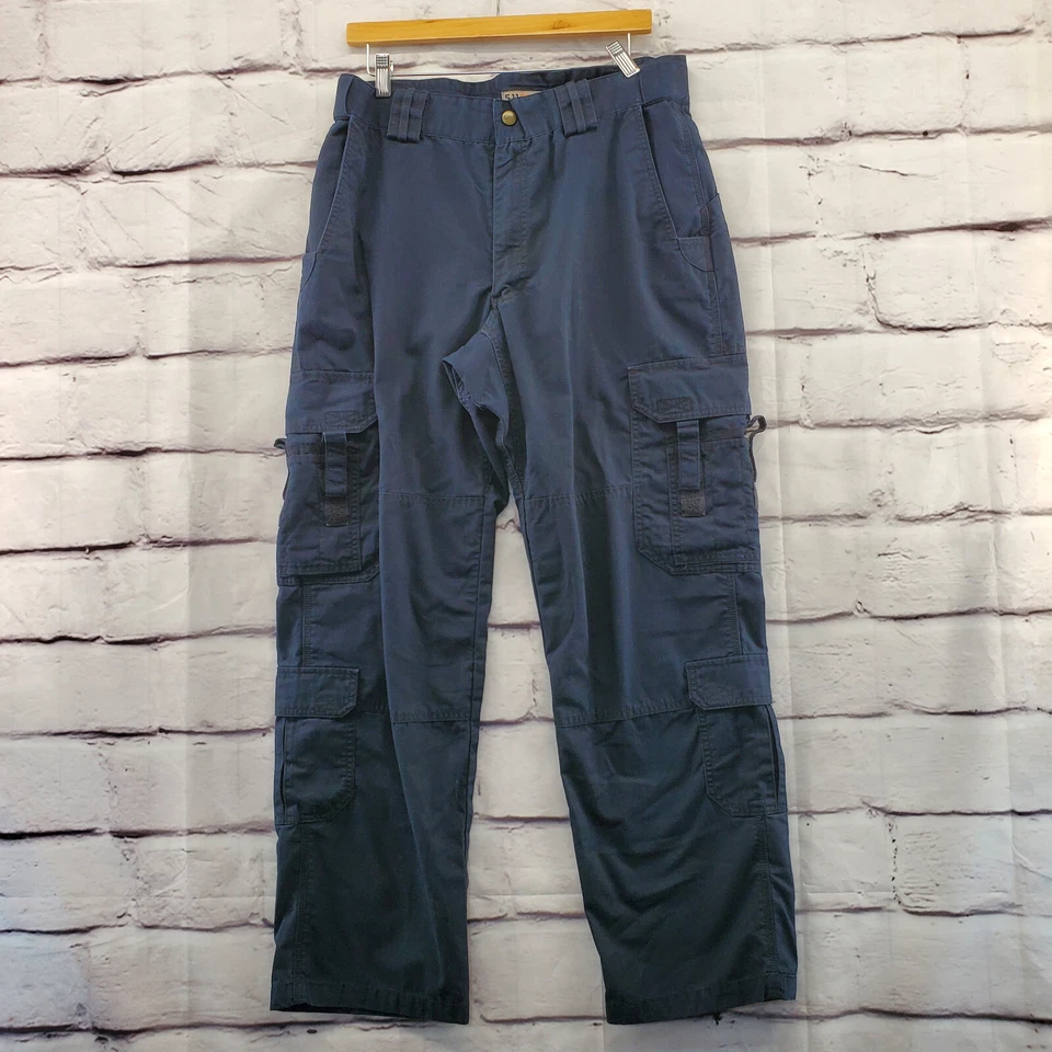 5.11 TACTICAL Pants Mens 34 X 32 Medic Police Cargo Zip RipStop Actual 31 X 30 - Image 1 of 4
