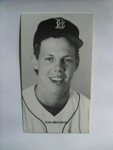 1988-BOSTON RED SOX-Todd Benzinger POSTCARD Cover