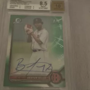 brayan bello 2022 bowman cromo verde auto rc /99 bgs. (Sottovalutato) - Foto 1 di 2