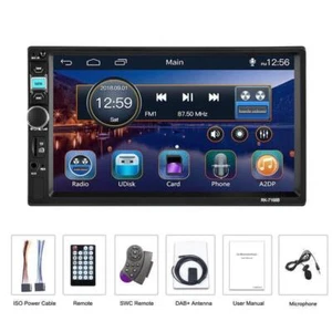 Car 7" Play HD FM DAB+ Radio Stereo MP5 Player BT Android/ Iphone Mirror Link - Picture 1 of 11