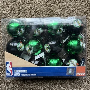 Boston Celtics FOCO 12er Pack Ball Ornamente mit Celtics Logo - Bild 1 von 7