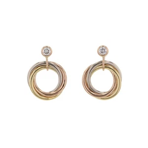 Pendientes CARTIER Trinidad K18WG/K18YG/K18PG B8043200 - Imagen 1 de 9