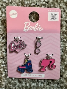 Nuevo Esmalte Barbie Iconos Multi-Dijes Dijes Conjunto De 4 Multicolor Metal - Imagen 1 de 1