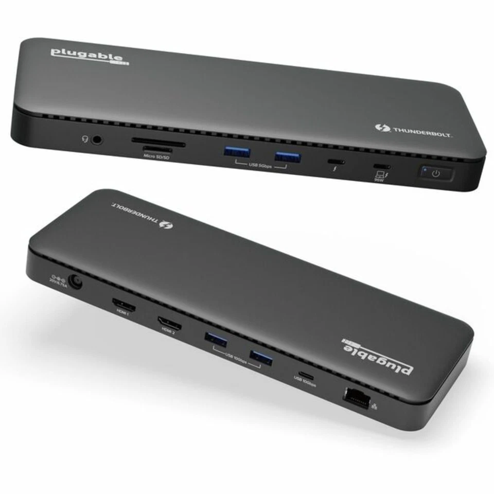 Enchufable - TBT4-UD5 - Base enchufable Thunderbolt 4 con carga de 100W, Foto 1 de 1