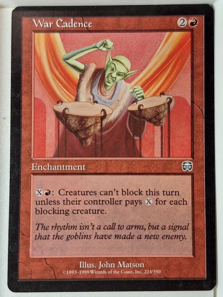 War Cadence - Mercadian Masques - Magic the Gathering MTG Nice! - Image 1 of 3