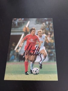 Autogramm AK Autogrammkarte Lothar Matthäus FC Bayern München 1986/87 - Bild 1 von 2