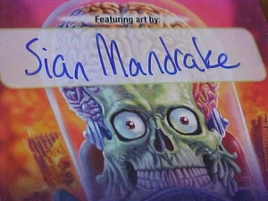 2013 MARS ATTACKS INVASION TOPPS SKETCH by SIAN MANDRAKE NM/MINT FAST SHIPPING!! - Picture 1 of 4