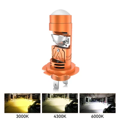 H7 Led Headlight Bulbs 6000K 4300K 3000K H7 Mini Projector Lens 2000W High Low B - Image 1 of 4