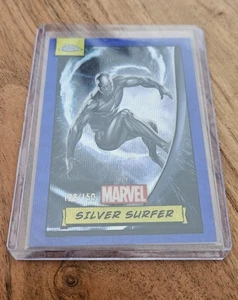 Topps Chrome Marvel 2024 Silver Surfer Blue Refractor /150 - Bild 1 von 2