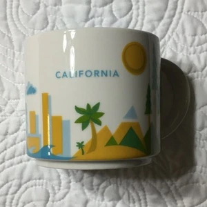 Starbucks You Are Here Collection CALIFORNIA Blue Inner 14 FL OZ Coffee Mug - Picture 1 of 9