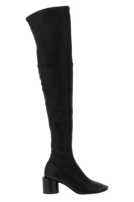 JIL SANDER из черной кожи 60 мм высотой ботинки новый и подлинный - Изображение 1 из 3