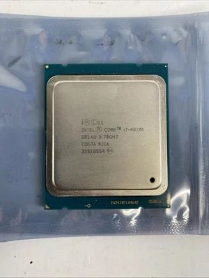 Intel Core i7-4820K Quad Core 3.7GHz  LGA2011 CPU Processor SR1AU - Image 1 of 2