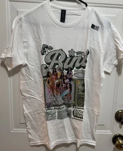 Neu ohne Etikett Unisex weiß Bini Mädchen Popgruppe Rundhalsausschnitt S/S T-Shirt Small - Bild 1 von 1