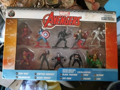 Marvel Avengers Nano Metalfigs 10 Pack NEW .100% Die-cast Metal. - Image 1 of 4