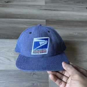 Vintage USPS U.S. Mail Trucker Mütze Snapback Cap Adler Logo verstellbar Einheitsgröße - Bild 1 von 4