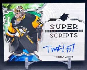 2022-23 Upper Deck SPx - Tristan Jarry #SS-TJ - Super Scripts Auto - Bild 1 von 2