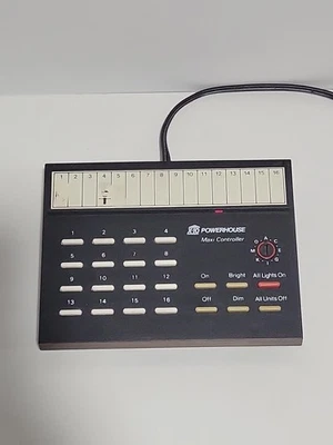 X-10 Powerhouse SC503 16-Unit Plug in Maxi Controller - Powers On - No Cover - Image 1 of 4