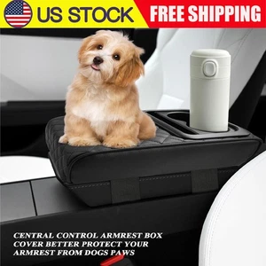 Car Accessories Armrest Cushion Cover Center Console Box Pad Protector USA - Picture 1 of 11