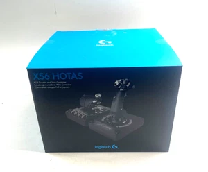 Logitech X56 Hotas Schubregler und Stick RGB Controller OVP - Bild 1 von 8