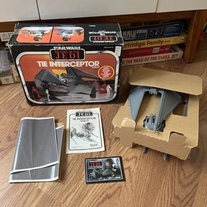 Vintage Star Wars TIE INTERCEPTOR Kenner 1983 Box Unused Contents! RARE Vehicle! - Picture 1 of 24