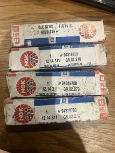 glow plugs Vauxhall/Ngk/isuzu 94319700 Y-710R Set Four - Picture 1 of 3