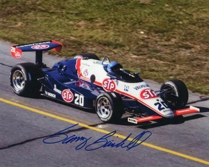 Sammy Swindell autografo 1985 #20 STP Patrick Racing Pocono 500 foto 8x10 - Foto 1 di 1