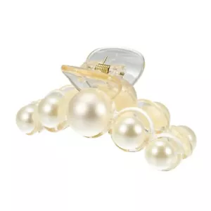 1pc Plastic Hair Claws Hair Clips Hair Barrettes for Women White 2.72''x1.54'... - Picture 1 of 6