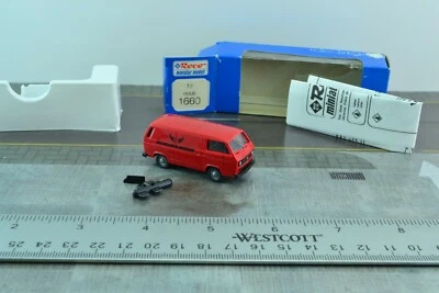 ROCO Volkswagen T2 1600 Van W&B rojo escala 1:87 HO  Foto 1 de 3