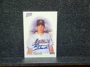 1996 Best Brian Sikorski On Card Rookie Autograph Houston Astros - Picture 1 of 2