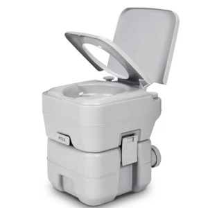 20L Tragbare Reise Toilette Abnehmbarer Tank Wohnwagen Kommode Töpfchen Outdoor Reise - Bild 1 von 11