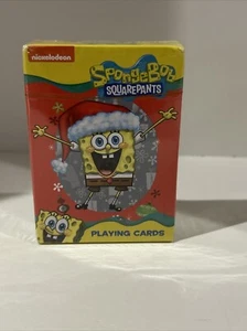 NEW Nickelodeon SpongeBob Squarepants Christmas Playing Cards! *Sealed - Picture 1 of 4
