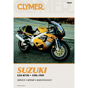 CLYMER Physical Book for Suzuki GSXR750 GSX-R750 1996-1999 | M485